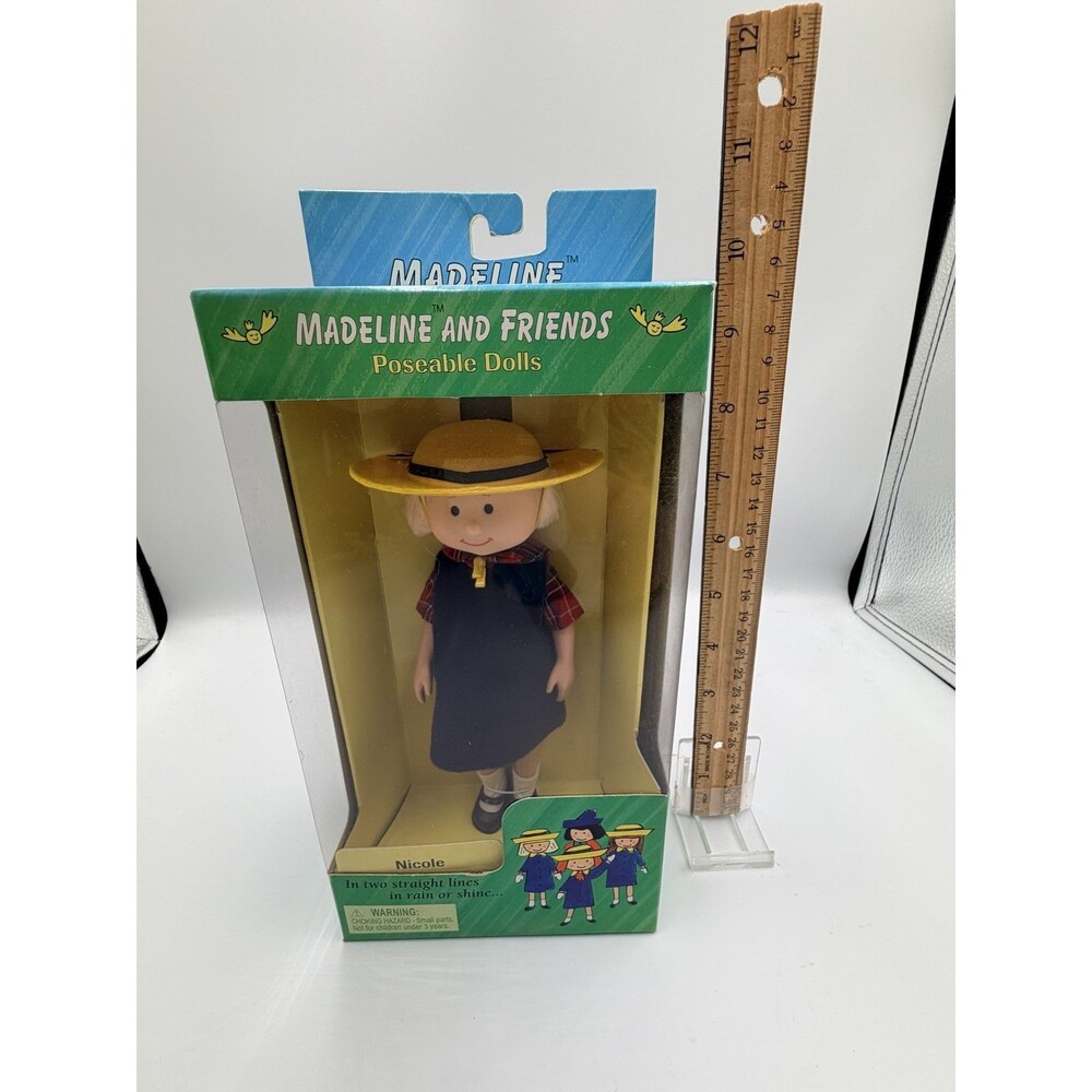 Madeline and Friends "Nicole" Poseable Doll MINT NIB 8" Classic Book Character